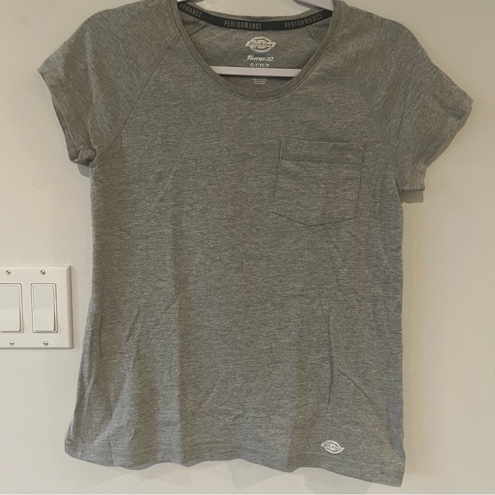 2 Dickie Grey  Performance Cooling Temp iQ Shirt Women’s Small S Workwear Work